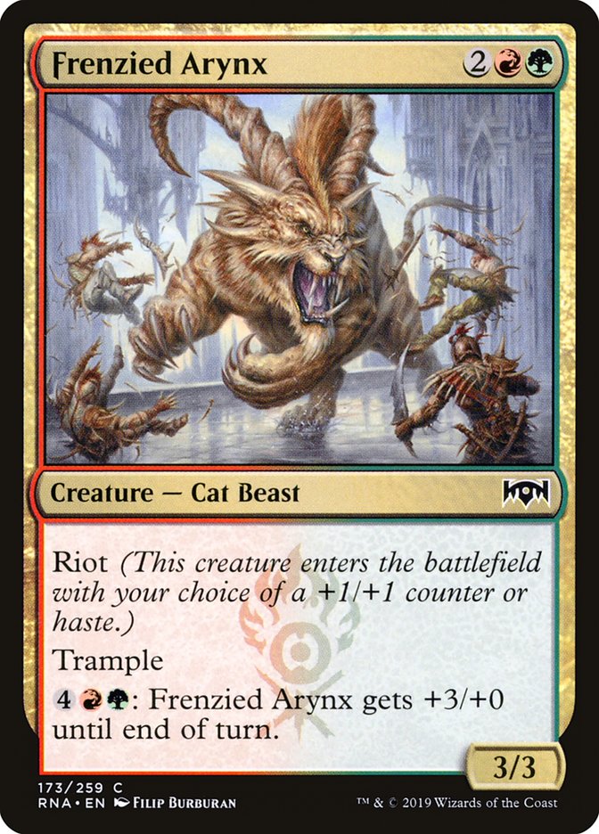 Frenzied Arynx [Ravnica Allegiance] | Total Play