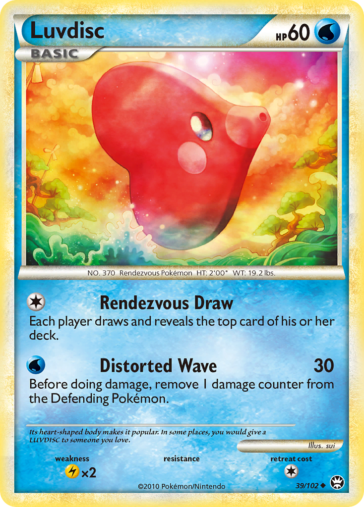 Luvdisc (39/102) [HeartGold & SoulSilver: Triumphant] | Total Play