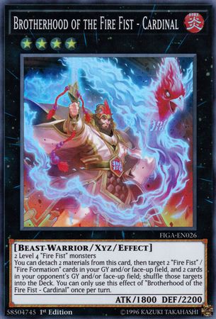Brotherhood of the Fire Fist - Cardinal [FIGA-EN026] Super Rare | Total Play