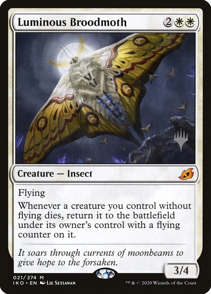 Luminous Broodmoth (Promo Pack) [Ikoria: Lair of Behemoths Promos] | Total Play