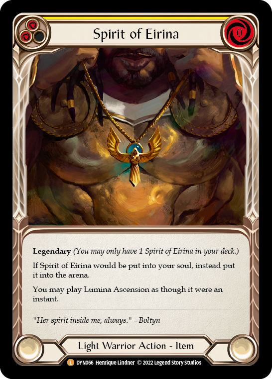 Spirit of Eirina [DYN066] (Dynasty)  Cold Foil | Total Play