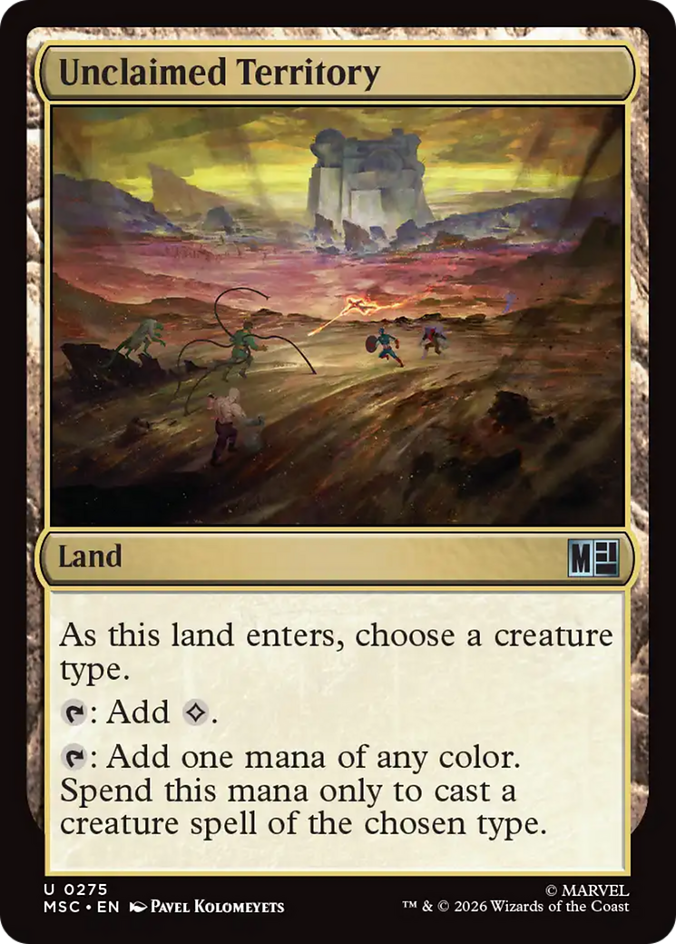 Unclaimed Territory [Marvel Super Heroes Commander] | Total Play