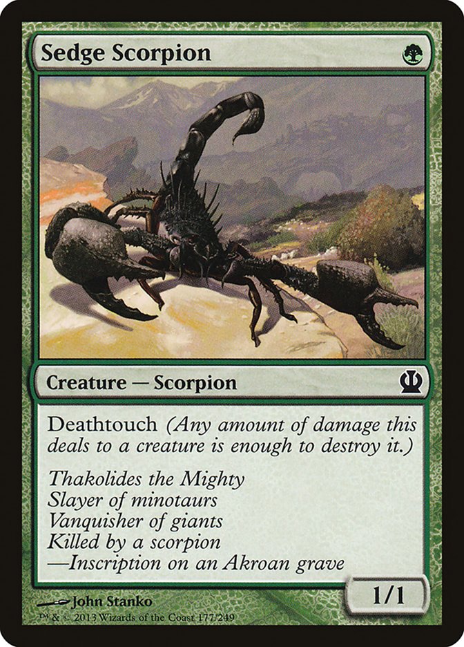 Sedge Scorpion [Theros] | Total Play
