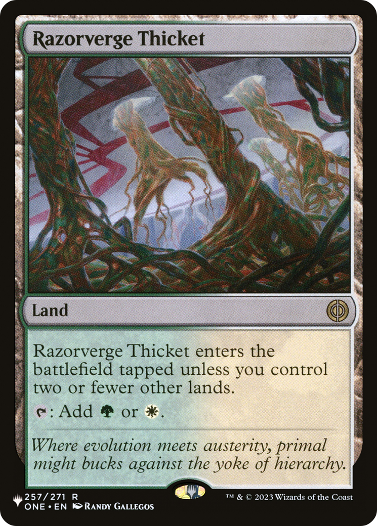 Razorverge Thicket [The List] | Total Play