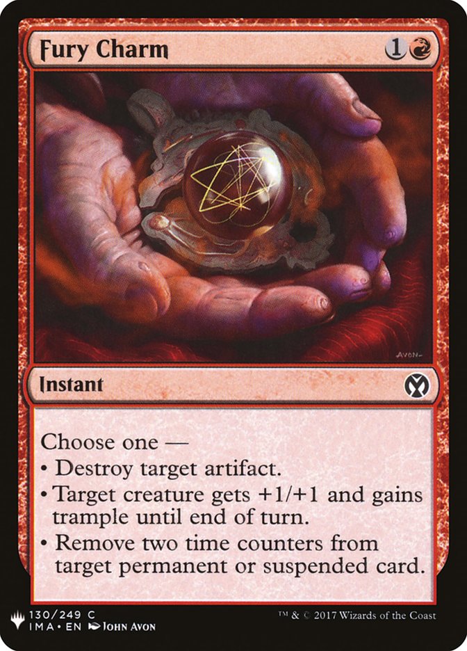 Fury Charm [Mystery Booster] | Total Play