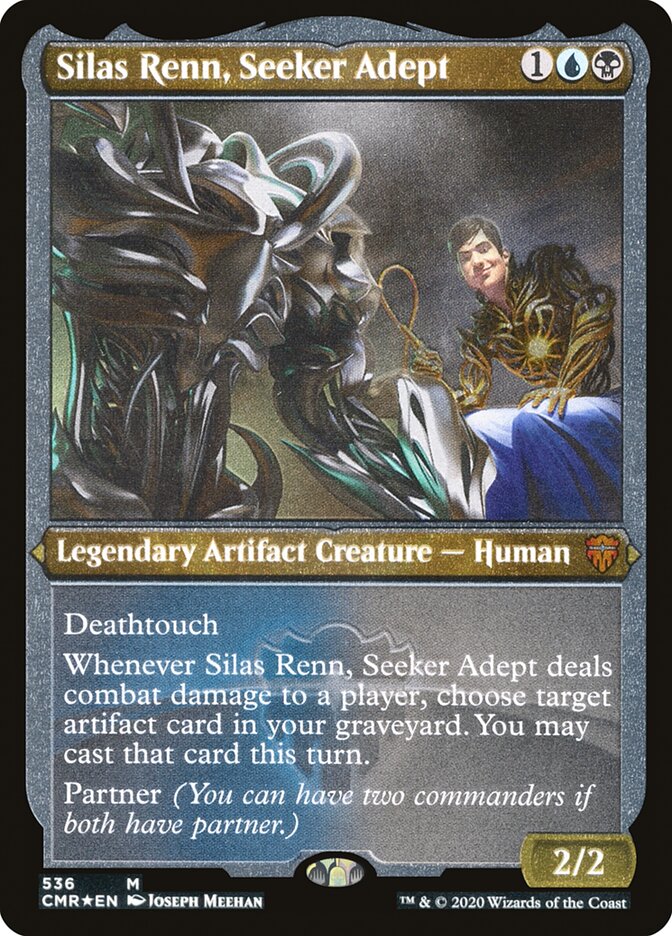 Silas Renn, Seeker Adept (Etched) [Commander Legends] | Total Play