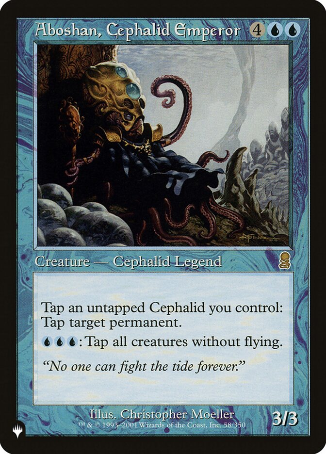 Aboshan, Cephalid Emperor [The List] | Total Play