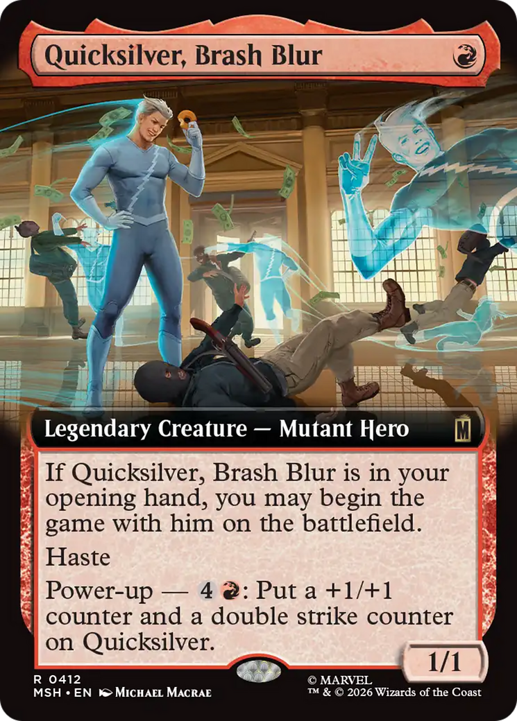 Quicksilver, Brash Blur (Extended Art) [Marvel Super Heroes] | Total Play