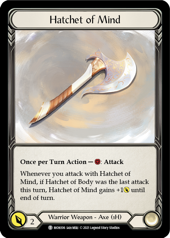 Spectral Shield //Hatchet of Mind [MON104 // MON106] (Monarch)  1st Edition Normal | Total Play