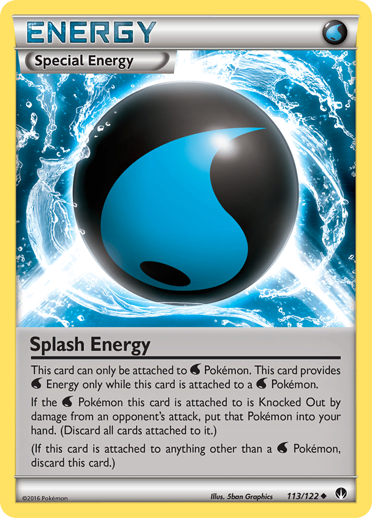 Splash Energy (113/122) [XY: BREAKpoint] | Total Play