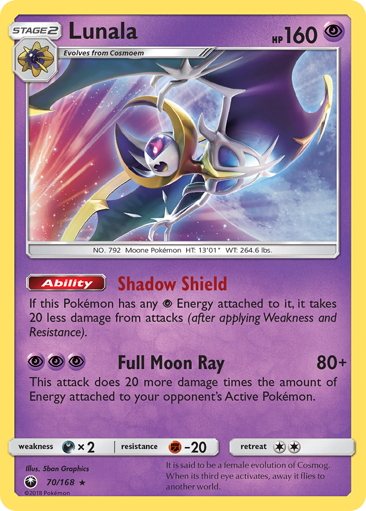 Lunala (70/168) [Sun & Moon: Celestial Storm] | Total Play