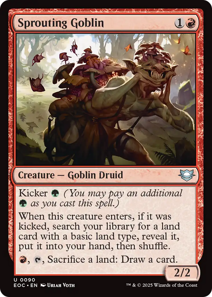 Sprouting Goblin [Edge of Eternities Commander] | Total Play