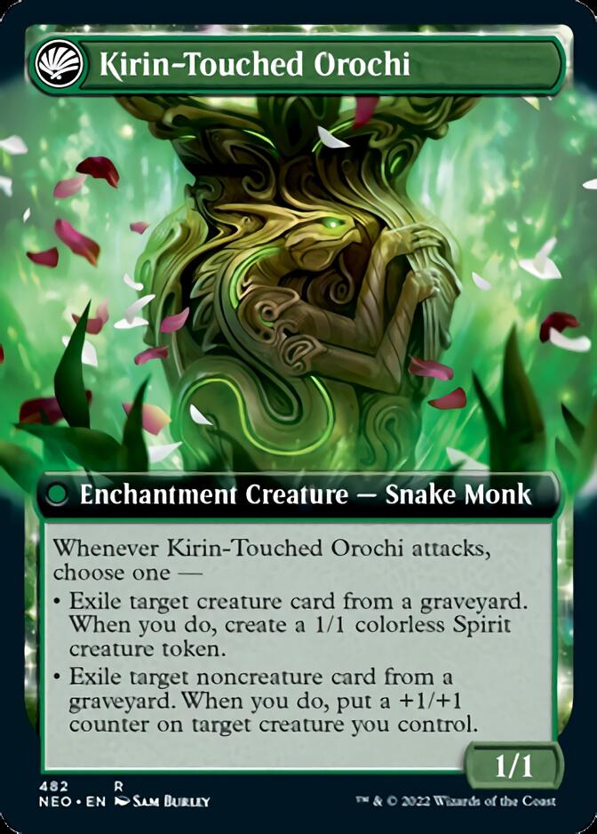 Teachings of the Kirin // Kirin-Touched Orochi (Extended Art) [Kamigawa: Neon Dynasty] | Total Play