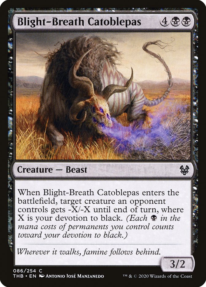 Blight-Breath Catoblepas [Theros Beyond Death] | Total Play