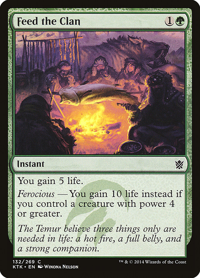 Feed the Clan [Khans of Tarkir] | Total Play
