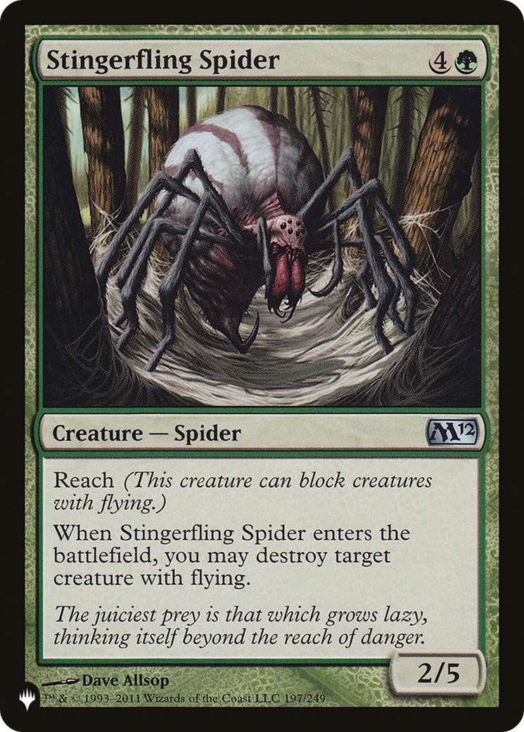 Stingerfling Spider [The List] | Total Play