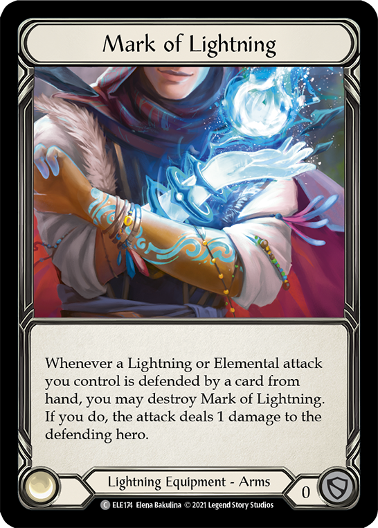 Mark of Lightning [ELE174] (Tales of Aria)  1st Edition Normal | Total Play