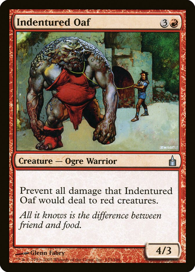 Indentured Oaf [Ravnica: City of Guilds] | Total Play