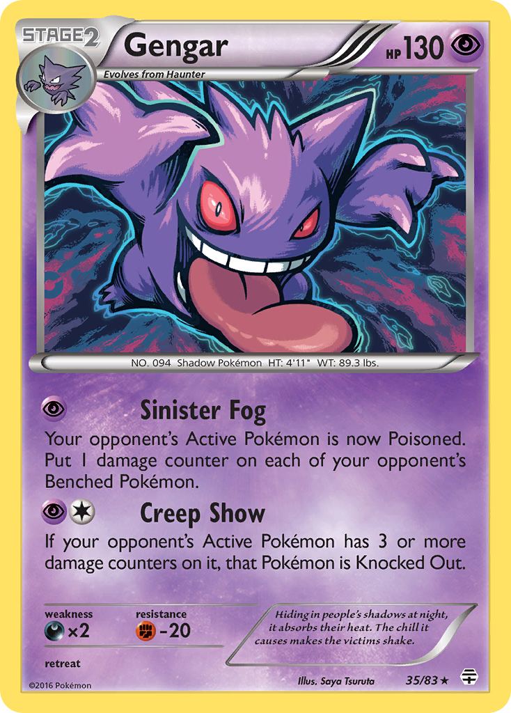 Gengar (35/83) [XY: Generations] | Total Play