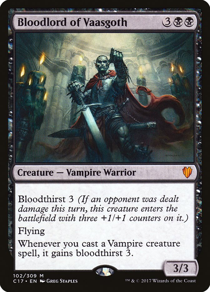 Bloodlord of Vaasgoth [Commander 2017] | Total Play