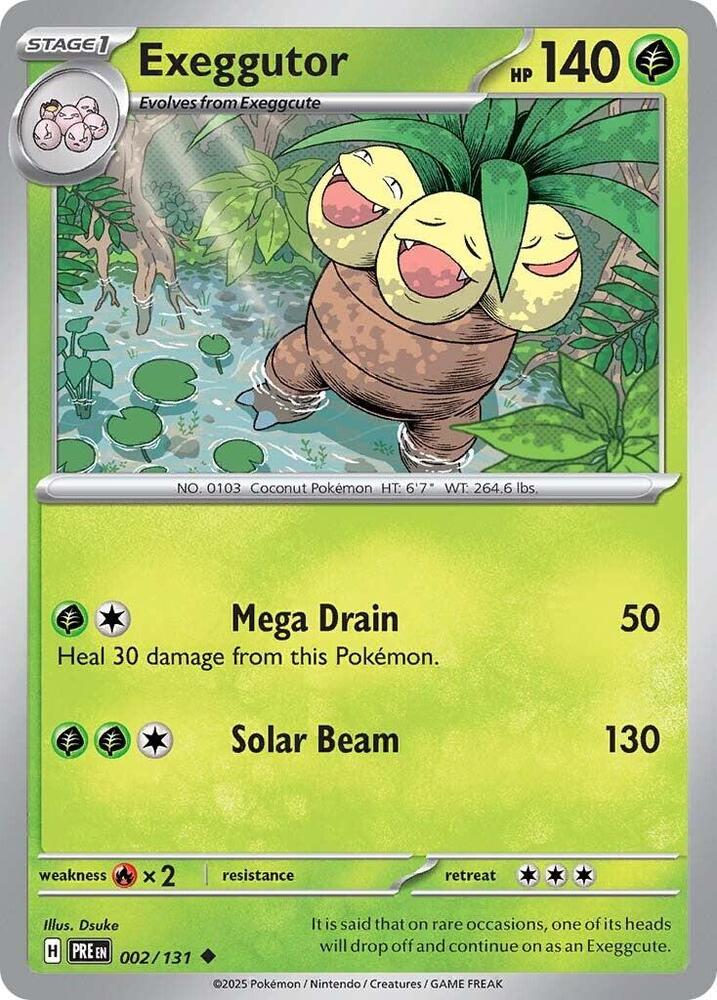 Exeggutor (002/131) [Scarlet & Violet: Prismatic Evolutions] | Total Play