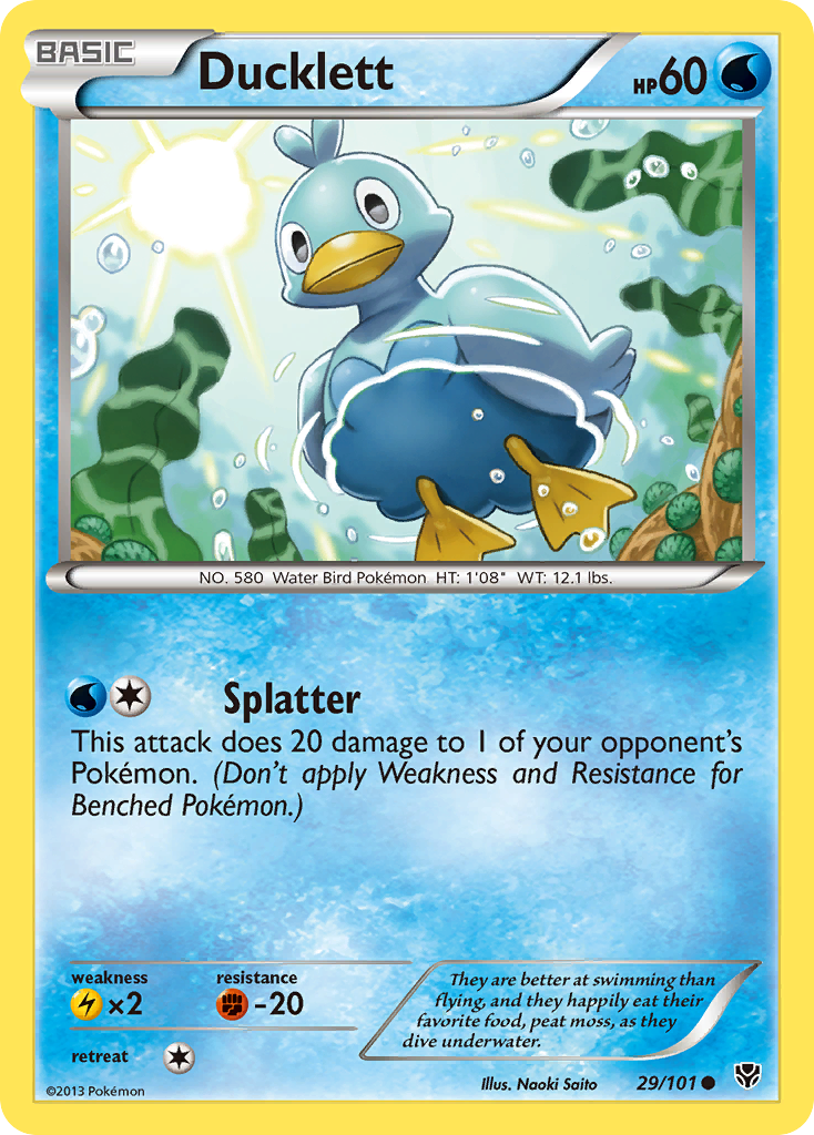 Ducklett (29/101) [Black & White: Plasma Blast] | Total Play