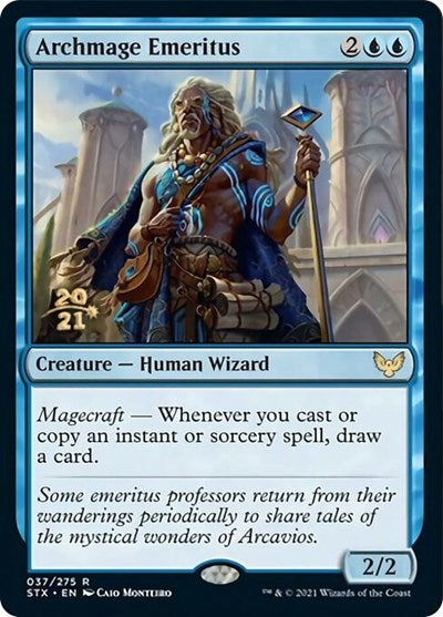 Archmage Emeritus [Strixhaven: School of Mages Prerelease Promos] | Total Play