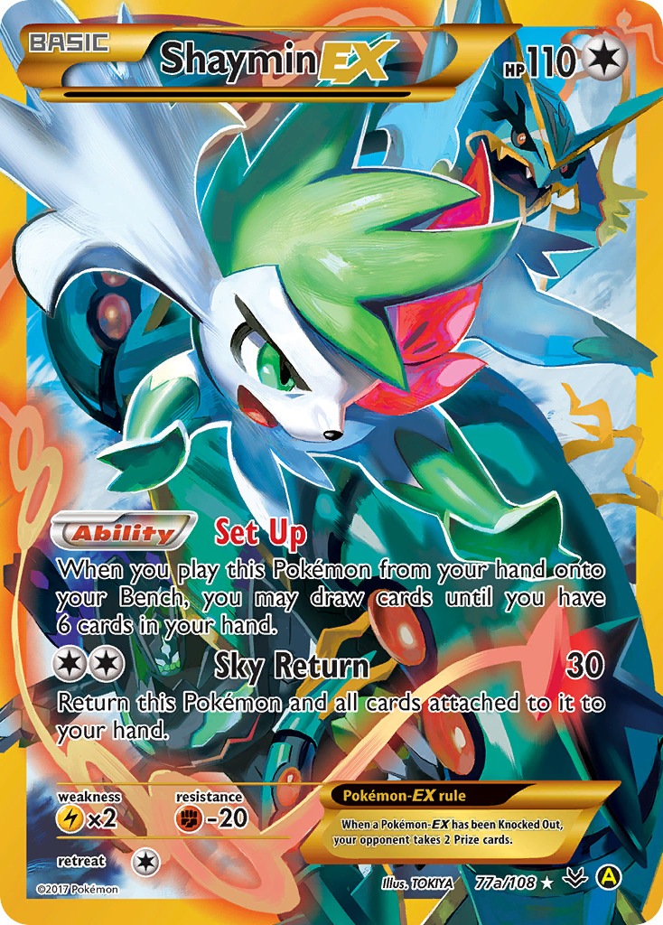 Shaymin EX (77a/108) [Alternate Art Promos] | Total Play