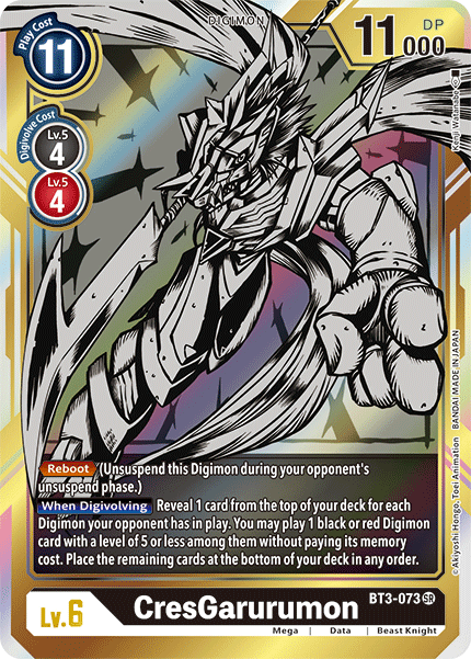 CresGarurumon [BT3-073] (Alternate Art) [Release Special Booster Ver.1.5] | Total Play