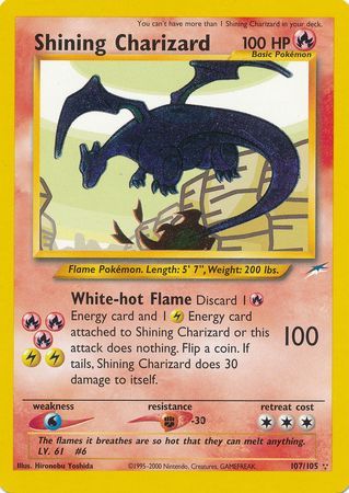 Shining Charizard (107/105) [Neo Destiny Unlimited] | Total Play