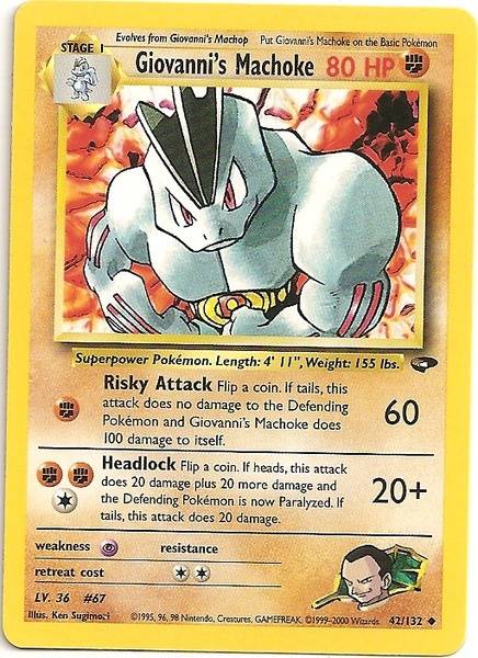 Giovanni's Machoke (42/132) [Gym Challenge Unlimited] | Total Play