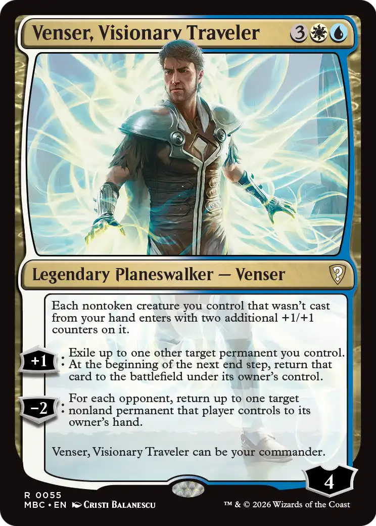 Venser, Visionary Traveler [Mystery Booster: Commander Edition] | Total Play