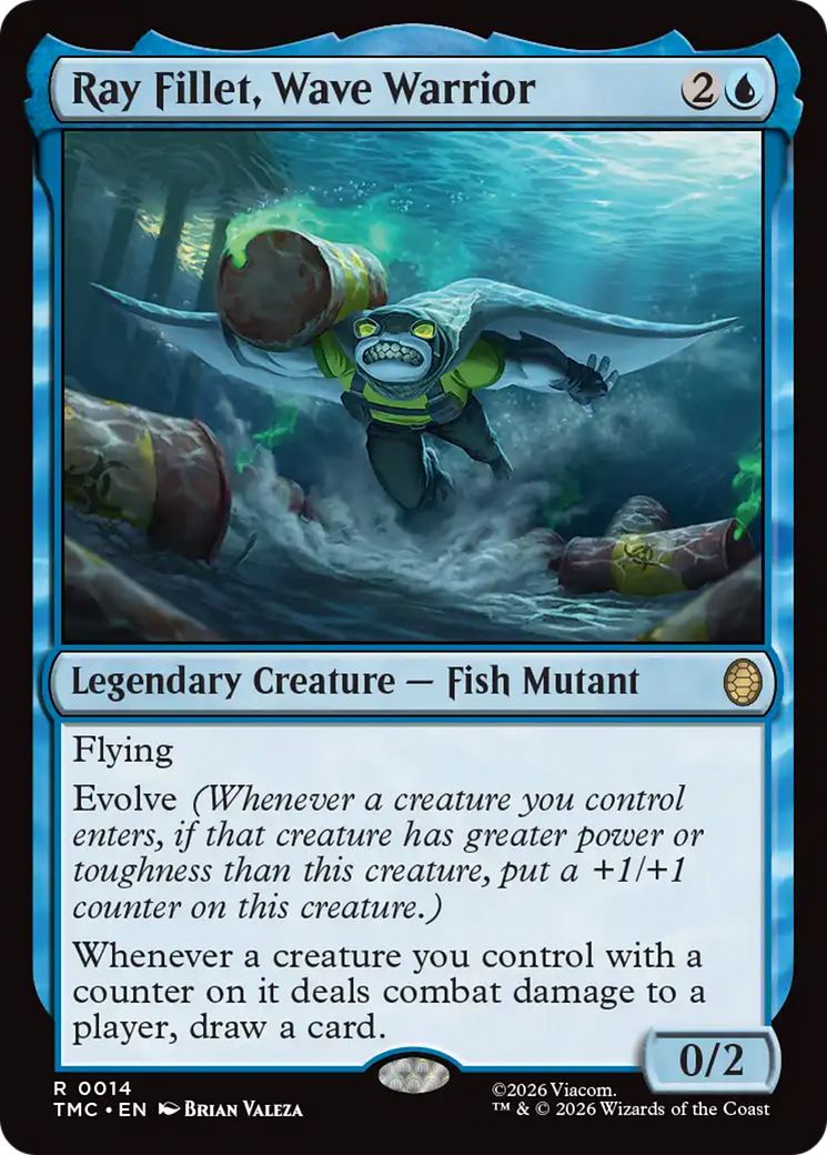 Ray Fillet, Wave Warrior [Teenage Mutant Ninja Turtles Commander] | Total Play