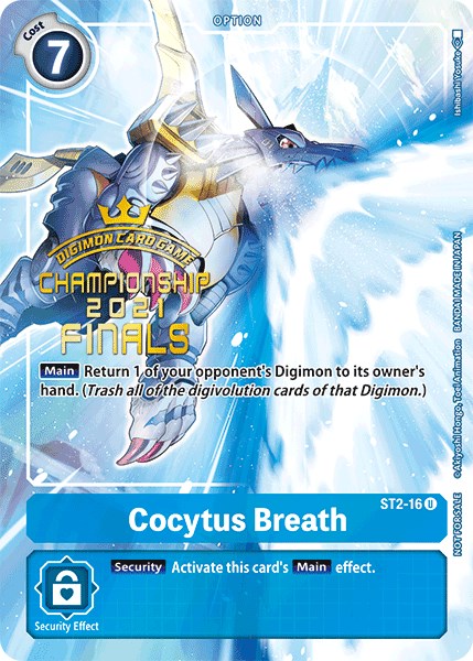 Cocytus Breath [ST2-16] (2021 Championship Finals Tamer's Evolution Pack) [Starter Deck: Cocytus Blue Promos] | Total Play