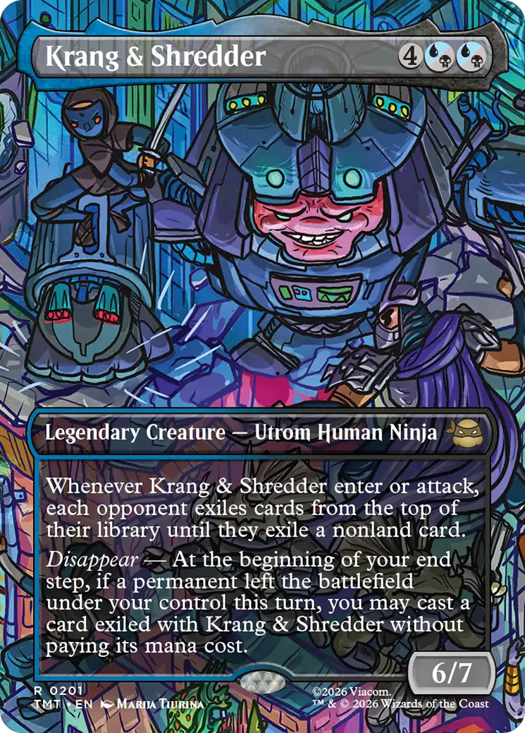 Krang & Shredder (Borderless) [Teenage Mutant Ninja Turtles] | Total Play