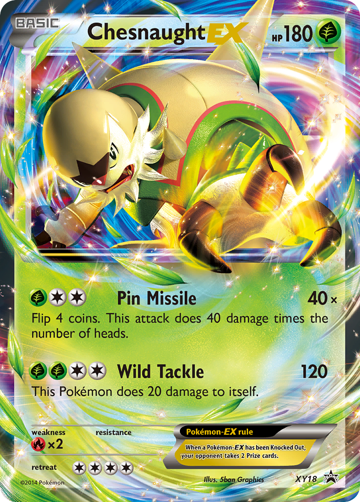 Chesnaught EX (XY18) [XY: Black Star Promos] | Total Play