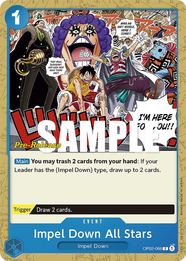 Impel Down All Stars [Paramount War Pre-Release Cards] | Total Play