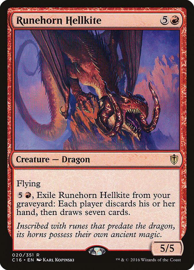 Runehorn Hellkite [Commander 2016] | Total Play
