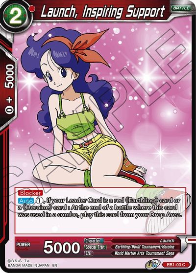Launch, Inspiring Support (EB1-03) [Battle Evolution Booster] | Total Play