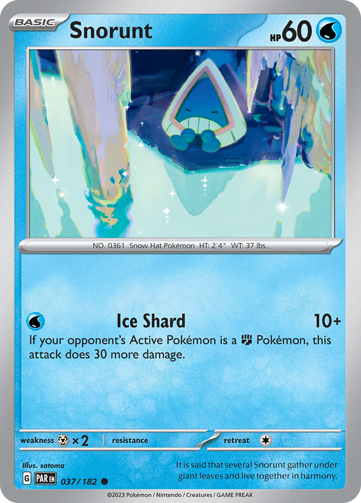 Snorunt (037/182) [Scarlet & Violet: Paradox Rift] | Total Play