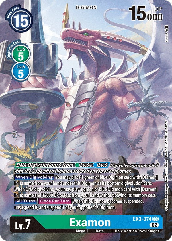 Examon [EX3-074] (Alternate Art) [Draconic Roar] | Total Play