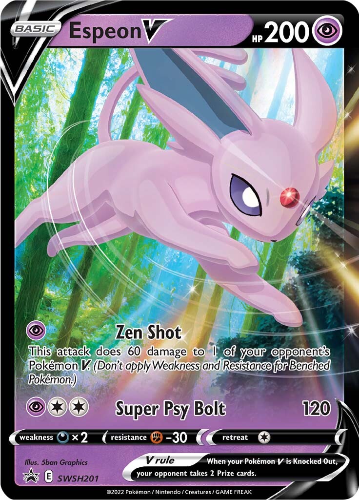 Espeon V (SWSH201) [Sword & Shield: Black Star Promos] | Total Play