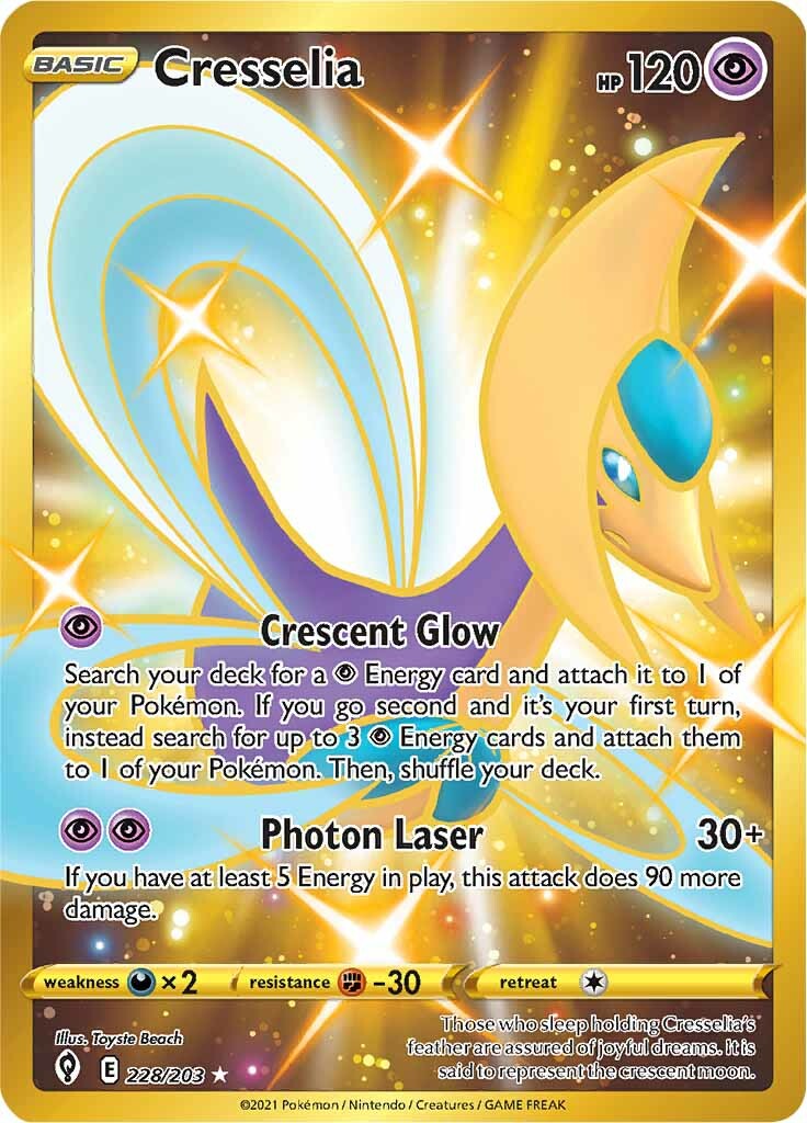 Cresselia (228/203) [Sword & Shield: Evolving Skies] | Total Play