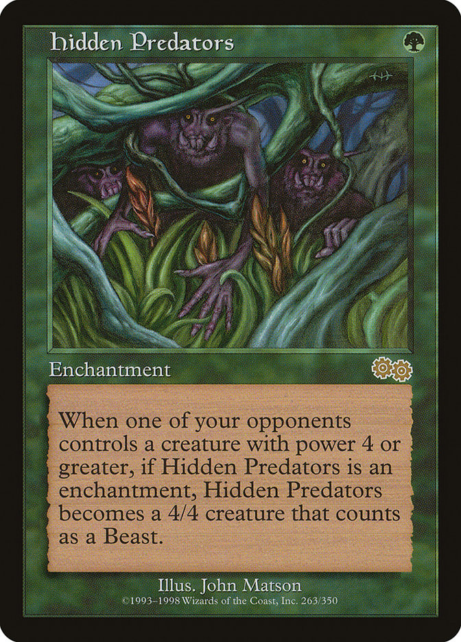 Hidden Predators [Urza's Saga] | Total Play