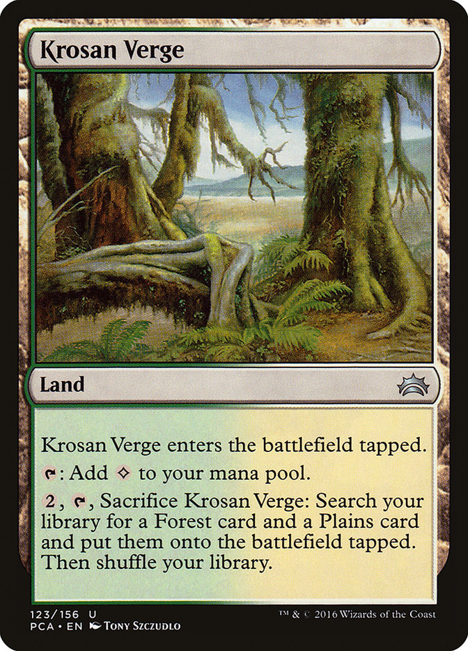 Krosan Verge [Planechase Anthology] | Total Play