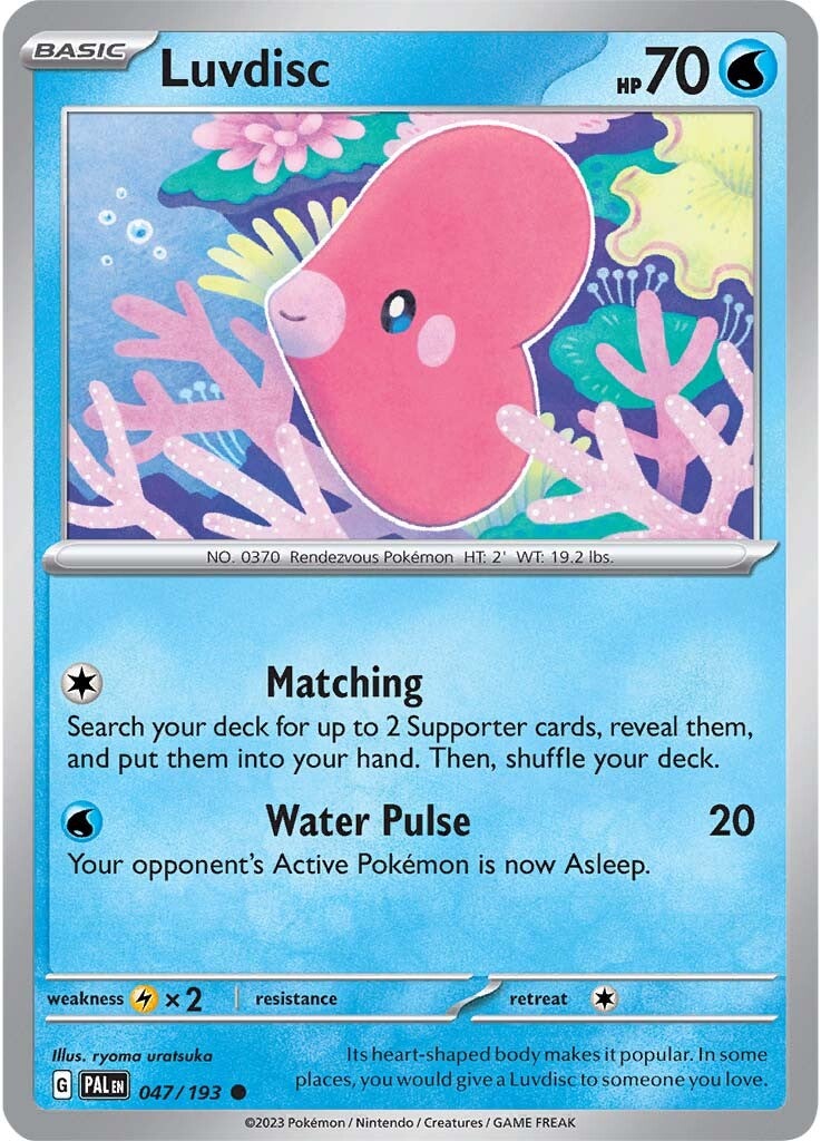 Luvdisc (047/193) [Scarlet & Violet: Paldea Evolved] | Total Play