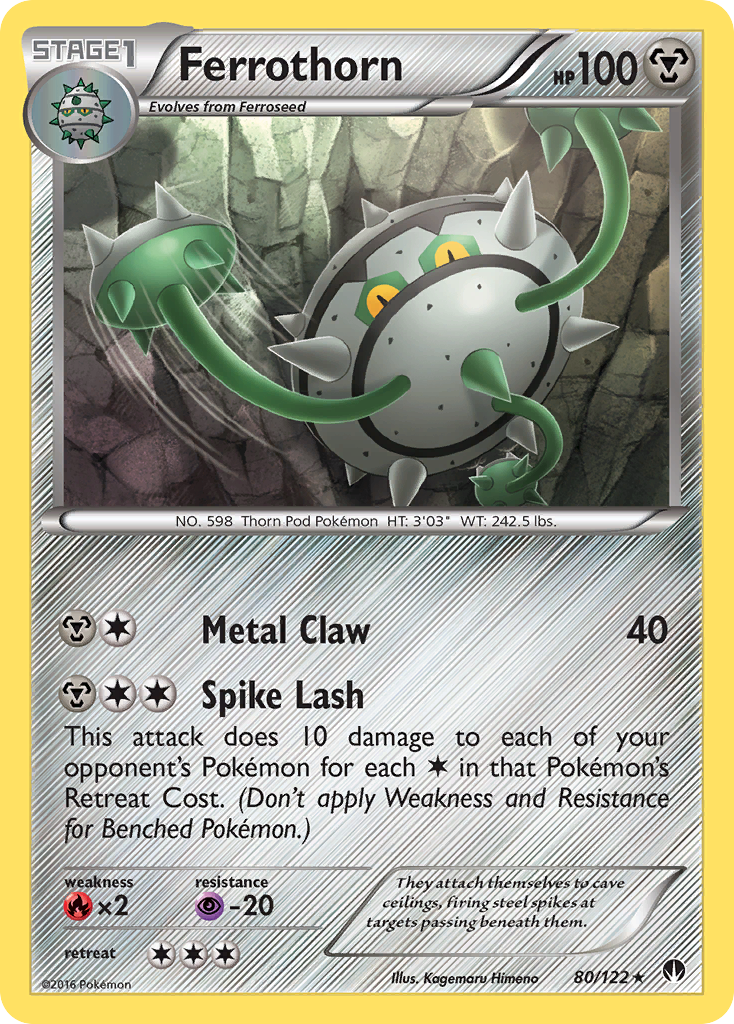 Ferrothorn (80/122) [XY: BREAKpoint] | Total Play