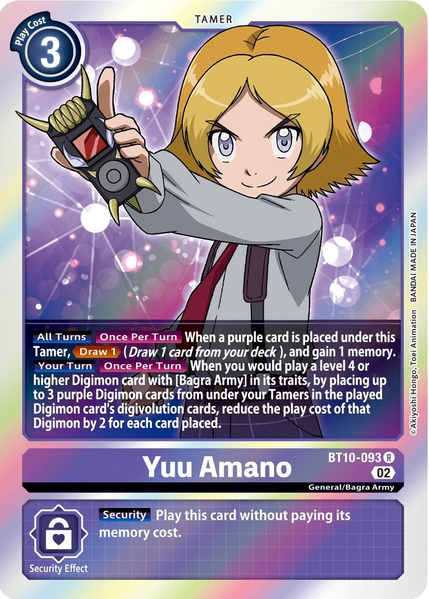 Yuu Amano [BT10-093] [Xros Encounter] | Total Play