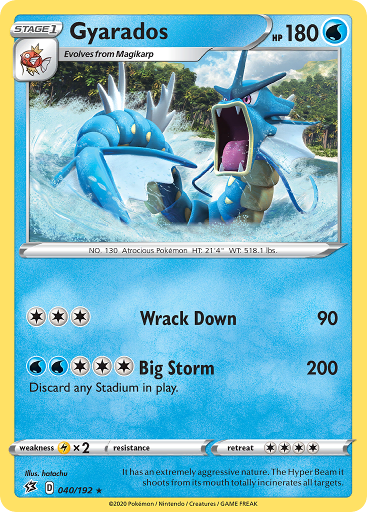 Gyarados (040/192) [Sword & Shield: Rebel Clash] | Total Play