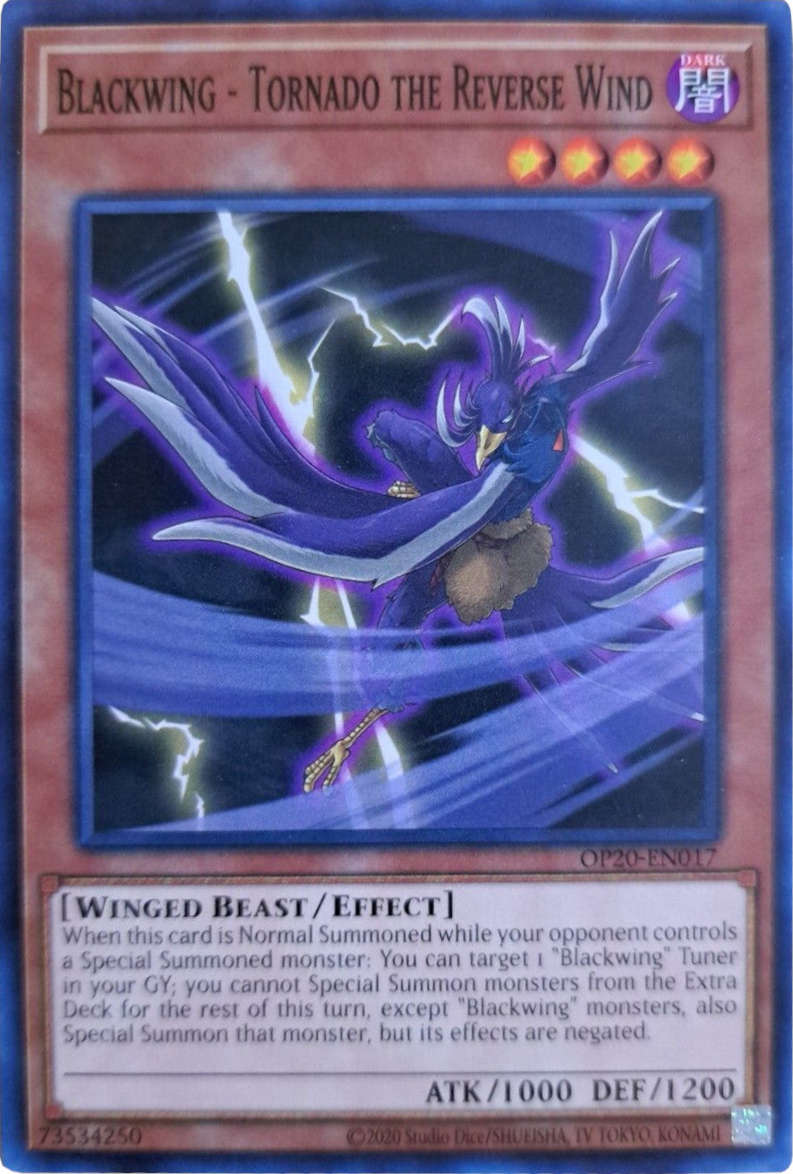 Blackwing - Tornado the Reverse Wind [OP20-EN017] Common | Total Play